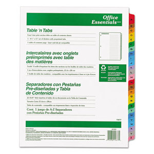 Avery 11677 Table 'n Tabs Dividers, 26-Tab, Letter by AVERY-DENNISON