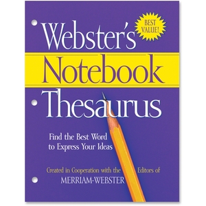 Thesaurus Notebook Websters by Merriam-Webster