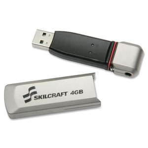 National Industries For the Blind 7045015999347 USB Flash Drive, 4GB, Level 3 by SKILCRAFT