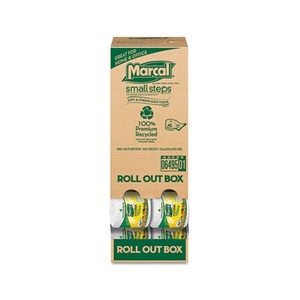 PACKAGING DYNAMICS 6495 100% Recycled Roll-out Convenience-Pack Bath Tissue, 504 Sheets, 48 Rolls/Carton by MARCAL MANUFACTURING, LLC