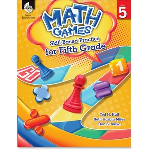 SHELL EDUCATION 51292 Book, Math Games Grade 5 by Shell