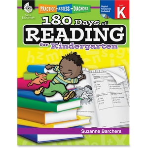 SHELL EDUCATION 50921 Book,180 Days Of Reading K by Shell