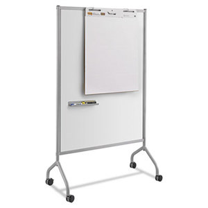Safco Products 8511GR Impromptu Magnetic Whiteboard Collaboration Screen, 42w x 21 1/2d x 72h, Gray by SAFCO PRODUCTS