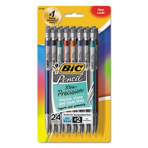 BIC MPLMFP241 Mechanical Pencil Xtra Precision, 0.5mm, Assorted by BIC CORP.