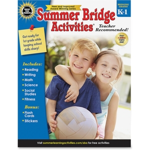 Carson-Dellosa Publishing Co., Inc 704696 Summer Bridge Activities Wrkbk, Grk-1, 160 Pgs, Multi by Summer Bridge