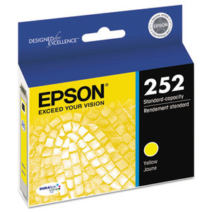 Epson Corporation T252420 T252420 (252) DURABrite Ultra Ink, Yellow by EPSON AMERICA, INC.