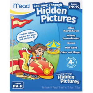 Hidden Pictures Workbook, 64Pgs, White by Mead