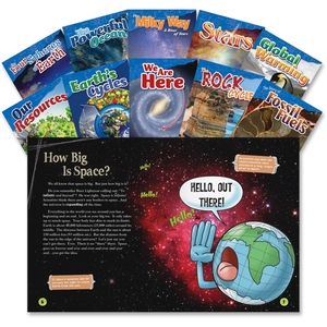 SHELL EDUCATION 23423 Earth And Science Books, Grade 4-5, 10 Sets, Ast by Shell