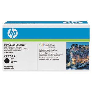 Hewlett-Packard CE264X HP 646X, (CE264X) High Yield Black Original LaserJet Toner Cartridge by HEWLETT PACKARD SUPPLIES