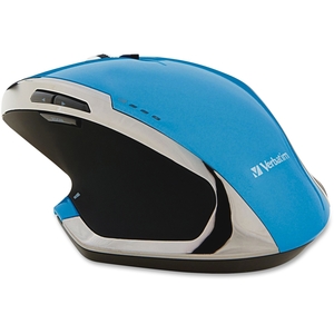 WIRELESS NOTEBOOK 8BTN BLUE 6-DELUXE BLUE LED GRAPHITE MOUSE by Verbatim