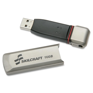 National Industries For the Blind 7045015999356 USB Flash Drive, 16GB by SKILCRAFT