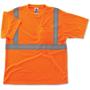 Ergodyne 21517 Class 2 Reflective T-Shirt, 3Xlarge, Orange by GloWear