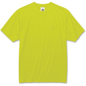 Ergodyne 21554 Non-Certified T-Shirt, Large, Lime by GloWear