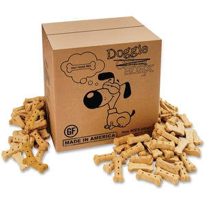 Office Snax 00041 Doggie Snax, Medium Biscuits, 10lb., Box by Office Snax