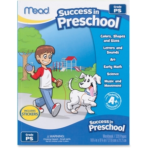 ACCO Brands Corporation 48108 Success In Preschool Workbook, 320 Pgs, Ast by Mead