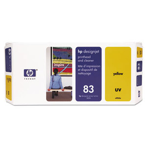 Hewlett-Packard C4963A C4963A (HP 83) UV Printhead & Cleaner, UV Yellow by HEWLETT PACKARD COMPANY