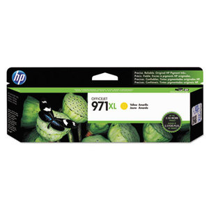 Hewlett-Packard CN628AM CN628AM (HP 971XL) High-Yield Ink, 6600 Page-Yield, Yellow by HEWLETT PACKARD