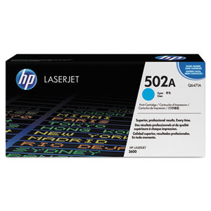 Hewlett-Packard Q6471AG HP 502A, (Q6471A-G) Cyan Original LaserJet Toner Cartridge for US Government by HEWLETT PACKARD SUPPLIES