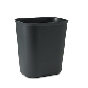 RUBBERMAID COMMERCIAL PROD. RCP 2541 BLA Fire-Resistant Wastebasket, Rectangular, Fiberglass, 3.5gal, Black by RUBBERMAID COMMERCIAL PROD.