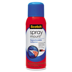 3M 6065 Spray Mount Artist's Adhesive, 10.25 oz, Repositionable Aerosol by 3M/COMMERCIAL TAPE DIV.