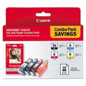 Canon, Inc 4479A292 4479A292 Ink Tank & Photo Paper Combo Pack, 50 Glossy 4 x 6 Sheets by CANON COMPUTER SYSTEMS CCSI