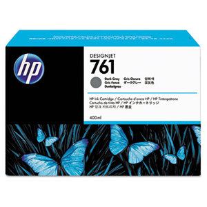 Hewlett-Packard CM996A CM996A (HP 761) Ink Cartridge, 400 mL, Dark Gray by HEWLETT PACKARD