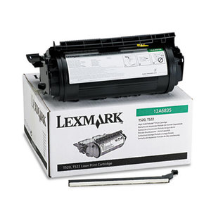 Lexmark International, Inc 12A6835 12A6835 High-Yield Toner, 20000 Page-Yield, Black by LEXMARK INT'L, INC.