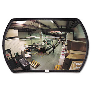 See All Industries, Inc RR1524 160 degree Convex Security Mirror, 24w x 15" h by SEE ALL INDUSTRIES, INC.