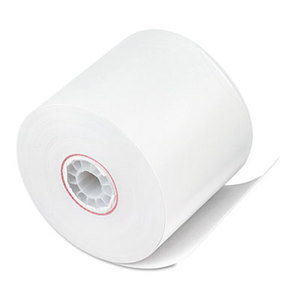 PM Company, LLC 8677 Paper Rolls, One Ply Adding Machine/Calculator, 2 1/4" x 150 ft, White, 100/Ctn by PM COMPANY