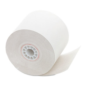 PM Company, LLC 2835 Paper Rolls, One Ply Recycled Receipt Roll, 2 1/4" x 150 ft, White, 12/Pack by PM COMPANY