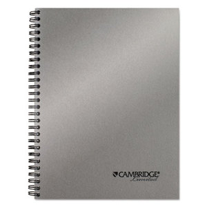 MeadWestvaco 45007 Side-Bound Guided Business Notebook, 7 1/4 x 9 1/2, Silver, 80 Sheets by MEAD PRODUCTS