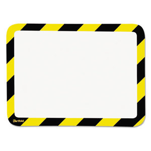 High Visibility Safety Frame Display Pocket-Magnet Back, 10 1/4 x 14 1/2, YW/BK by TARIFOLD, INC.