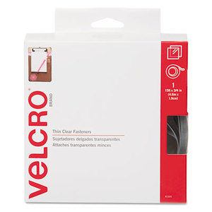 Velcro Industries B.V 91325 Sticky-Back Hook and Loop Fastener Roll, 15 Inches, Clear by VELCRO USA, INC.