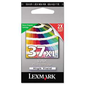 Lexmark International, Inc 18C2180 18C2180 (37XL) High-Yield Ink, 500 Page-Yield, Tri-Color by LEXMARK INT'L, INC.