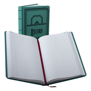 Record/Account Book, Record Rule, Blue, 500 Pages, 12 1/8 x 7 5/8 by ESSELTE PENDAFLEX CORP.