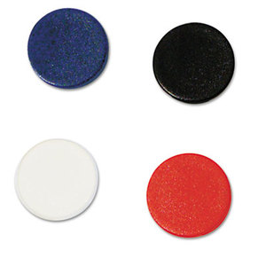 Interchangeable Magnetic Characters, Circles, Assorted, 3/4" Dia, 10/Pack by BI-SILQUE VISUAL COMMUNICATION PRODUCTS INC