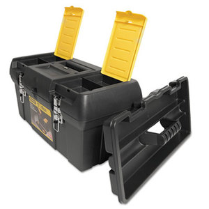 Series 2000 Toolbox w/Tray, Two Lid Compartments by STANLEY BOSTITCH