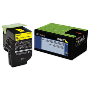 Lexmark International, Inc 70C1XY0 70C1XY0 (LEX-701XY) Extra High-Yield Toner, 4000 Page-Yield, Yellow by LEXMARK INT'L, INC.