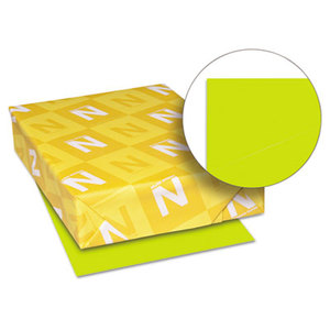 Astrobrights Colored Card Stock, 65 lb., 8-1/2 x 11, Terra Green, 250 Sheets by NEENAH PAPER