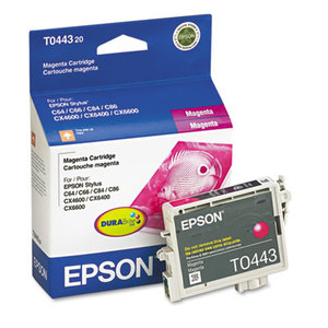Epson Corporation T044320 T044320 DURABrite Ink, 400 Page-Yield, Magenta by EPSON AMERICA, INC.