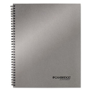 MeadWestvaco 06327 Side-Bound Guided Business Notebook, 8 7/8 x 11, Silver, 80 Sheets by MEAD PRODUCTS