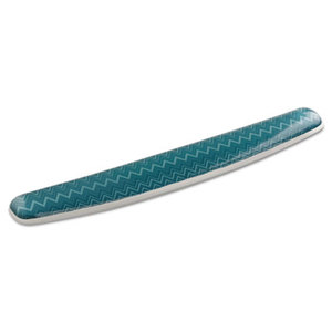 3M WR308GR Fun Design Clear Gel Keyboard Wrist Rest, 2 3/4" x 18", Chevron Design by 3M/COMMERCIAL TAPE DIV.