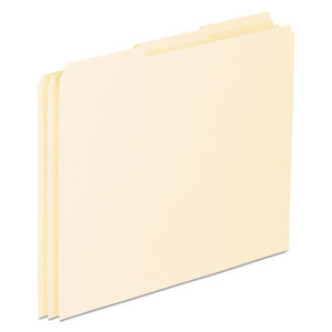 Cardinal Brands, Inc EN203 Top Tab File Guides, Blank, 1/3 Tab, 18 Point Manila, Letter, 100/Box by ESSELTE PENDAFLEX CORP.