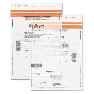 Tamper-Evident Deposit Bags, 12 x 16, Clear, 100 per Pack by QUALITY PARK PRODUCTS