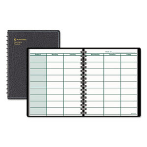 Undated Teachers Planner, 10 7/8 x 8 1/4, Black by AT-A-GLANCE