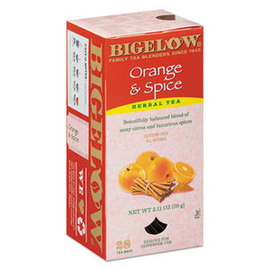 BIGELOW TEA CO. 10398 Orange and Spice Herbal Tea, 28/Box by BIGELOW TEA CO.