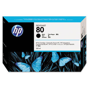 Hewlett-Packard C4871A C4871A (HP 80) Ink Cartridge, 2200 Page-Yield, Black by HEWLETT PACKARD COMPANY