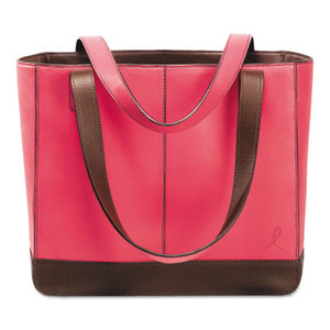 DAYTIMER'S INC. D48420 Leather Tote, 11-1/2 x 4 x 10, Pink by DAYTIMER'S INC.