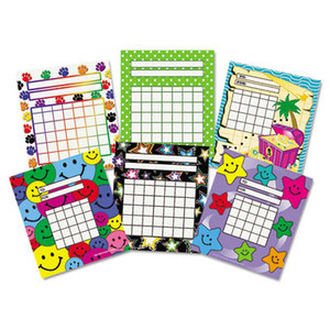 Individual Incentive Charts, 5-1/4 x 6, 6 Designs, 36/Each, 216/Pack by TEACHER CREATED RESOURCES