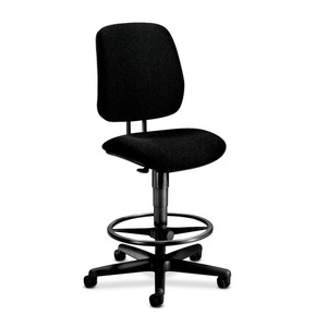 HON COMPANY 7705AB10T 7700 Series Swivel Task stool, Black by HON COMPANY